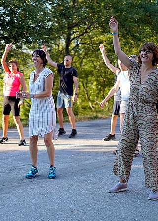 Stage de Danse en Ligne, Colonie de vacances Ulysséo, Danse collective en ligne